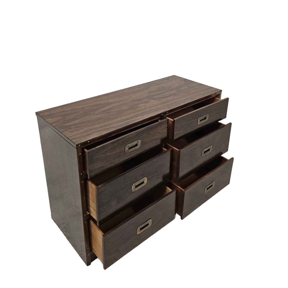 Vintage MCM Campaign Style Dresser