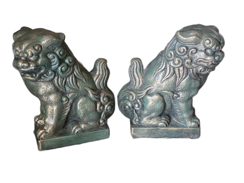 Foo dogs chinese Stone Imperial Palace Henry Studio
