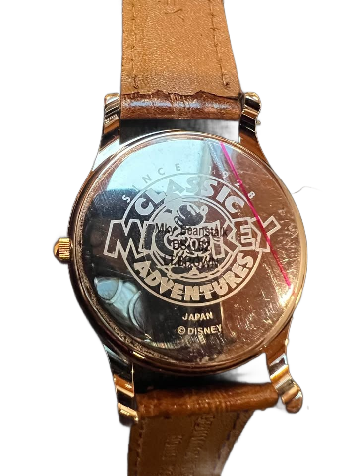 Vintage Mickey and the Beanstalk watch NEW IN BOX