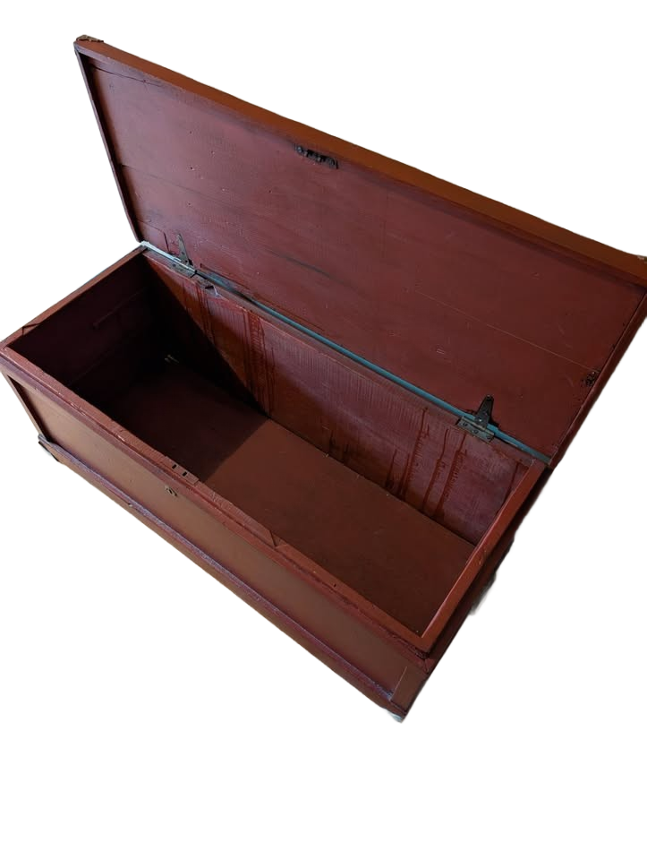 Red Wooden Chest