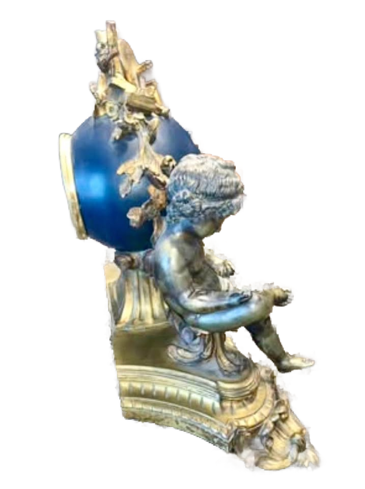 ANTIQUE FRENCH MANTLE CLOCK BY DENIERE