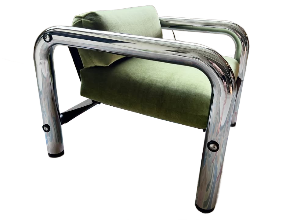 Byron Botker Mohair Lounge Chair