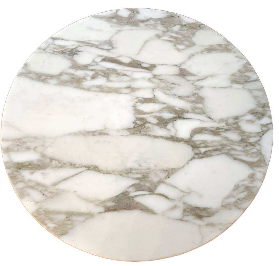 Louis XV-revival marble-top occasional side table