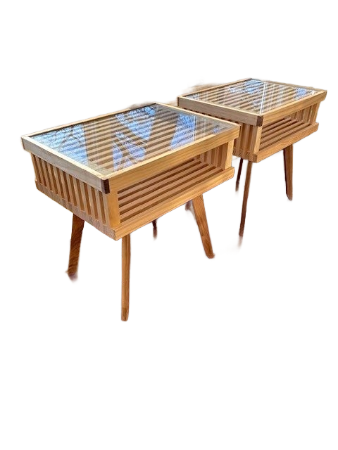 Two MCM - Style End Tables