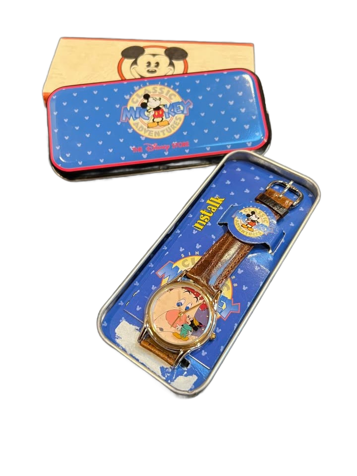 Vintage Mickey and the Beanstalk watch NEW IN BOX