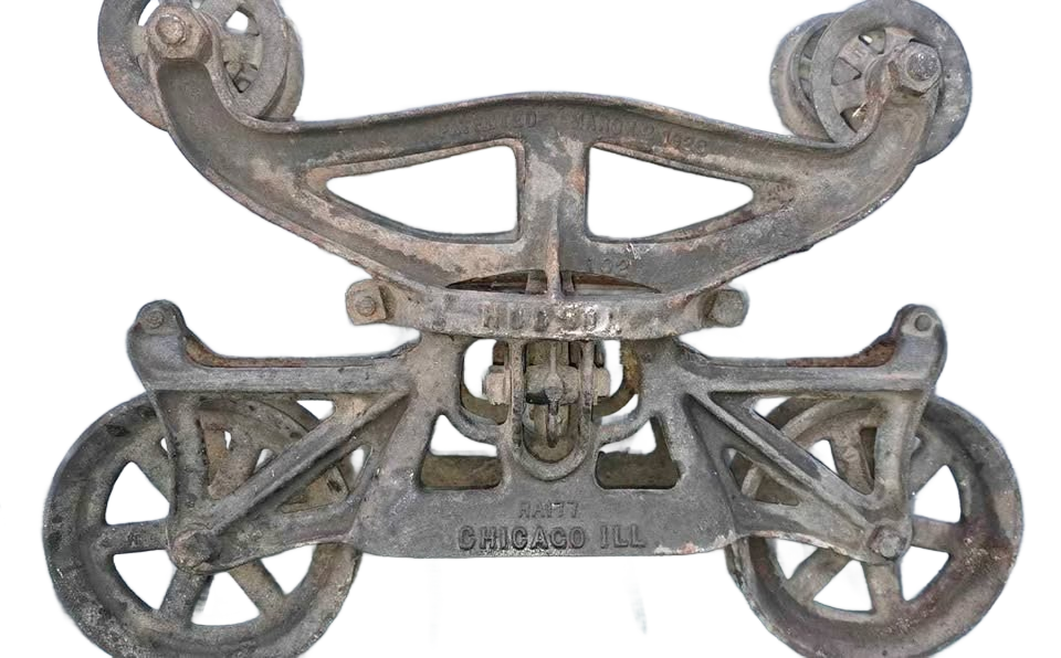Antique cast iron Hudson 1926 Hay trolley Valpo