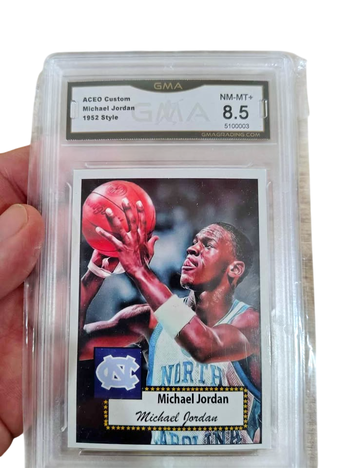 Michael Jordan North Carolina Illustration card