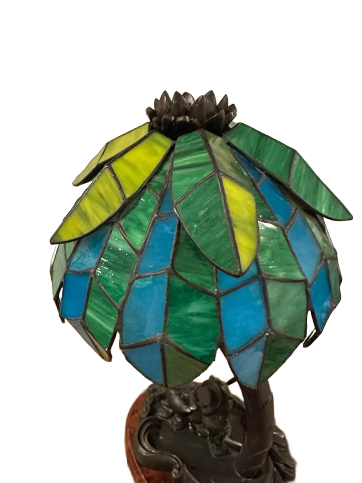 Tiffany style Saludos Amigos stained glass lamp