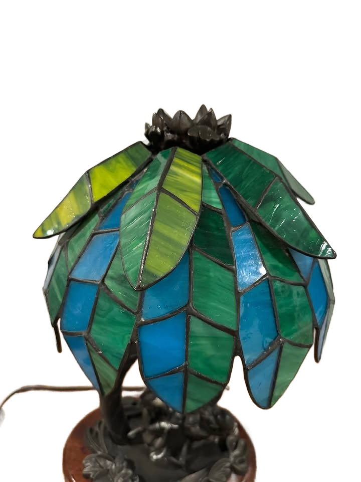 Tiffany style Saludos Amigos stained glass lamp