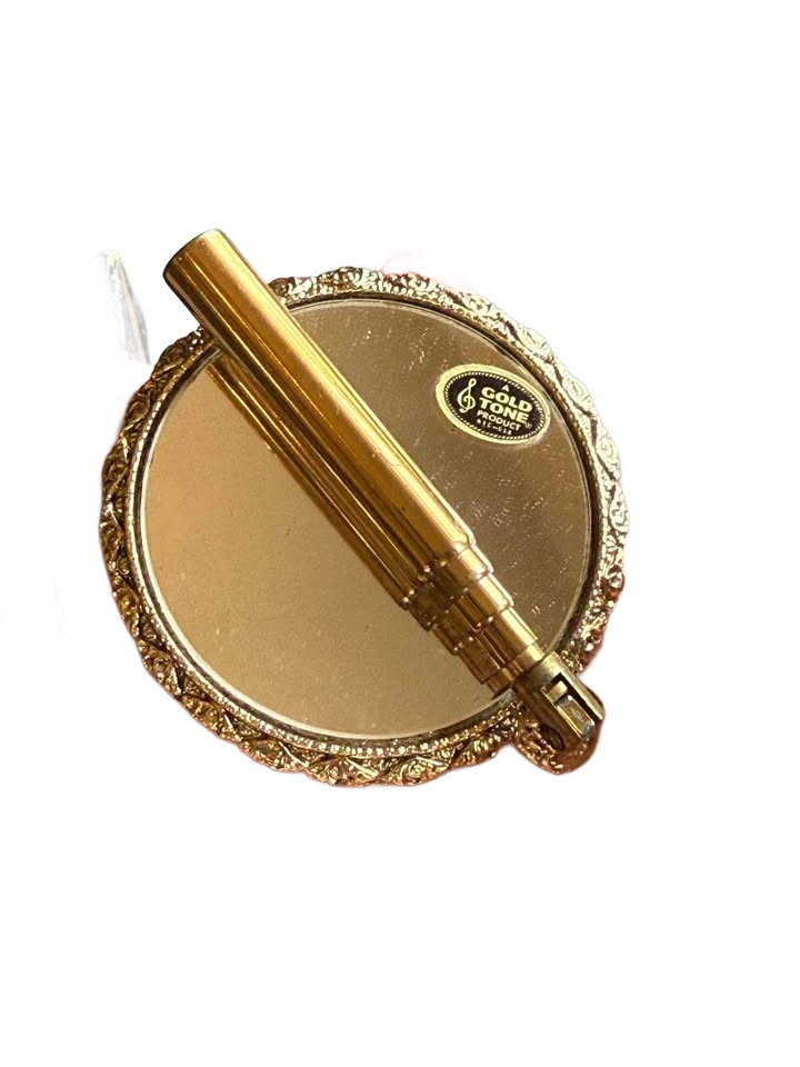 Vintage Brass Antique Telascopic Mirror with box