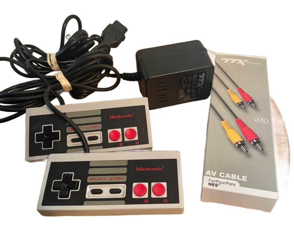 Vintage Nintendo (NES) w/ Super Mario Bros 2 & 3, Tetris