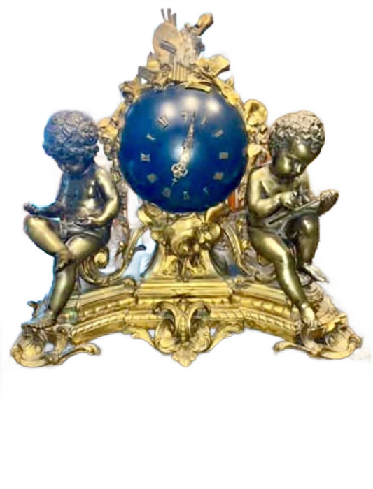 ANTIQUE FRENCH MANTLE CLOCK BY DENIERE