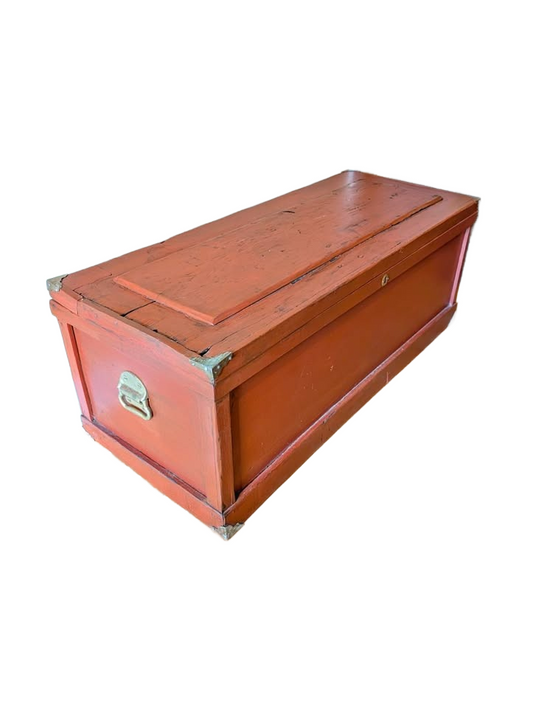 Red Wooden Chest