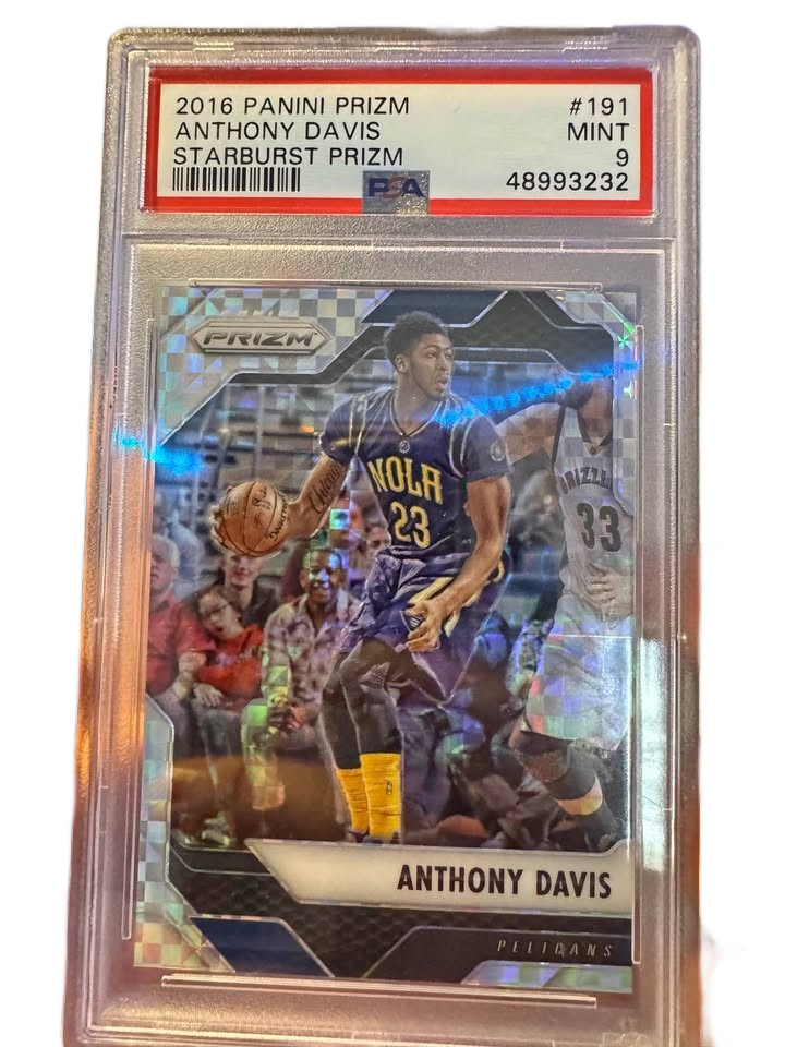 2016 Panini Prizm Anthony Davis Starburst Prizm