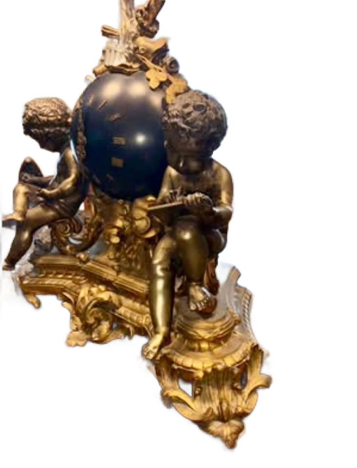 ANTIQUE FRENCH MANTLE CLOCK BY DENIERE