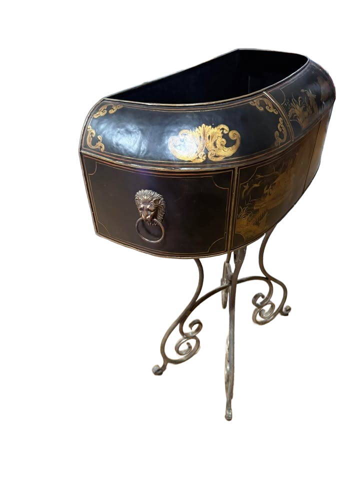 Chinoiserie Tole Floor Planter