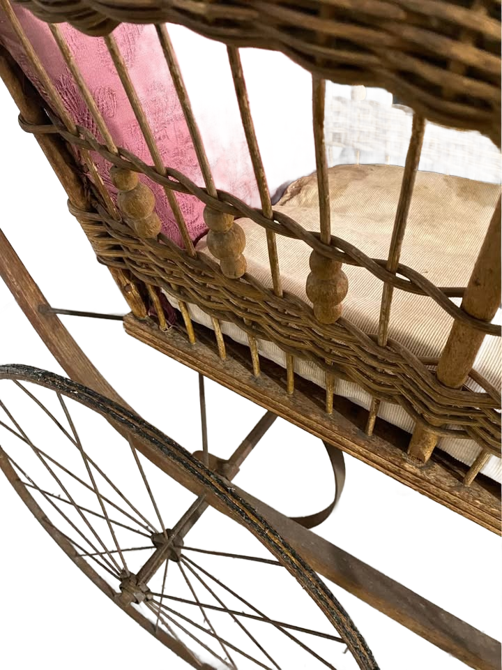 Vintage Victorian Style Baby Carriage