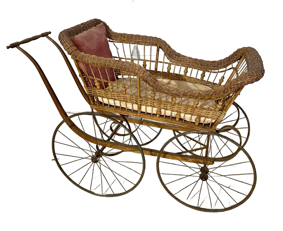 Vintage Victorian Style Baby Carriage