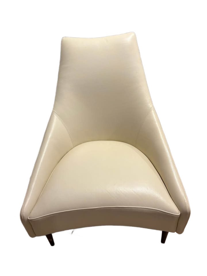 White leather Chair