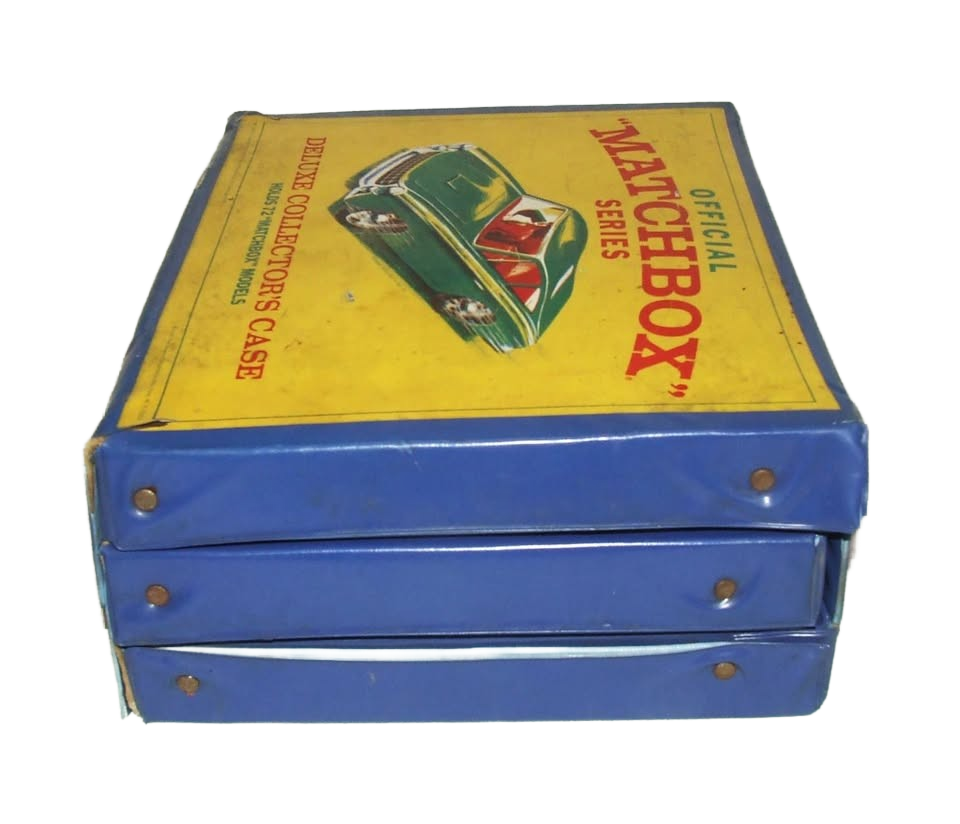 Vintage MATCHBOX 72 Cars Deluxe Collector's Case / Trays 1968