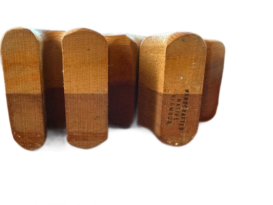 Vintage Redwood Elephant Secret Box