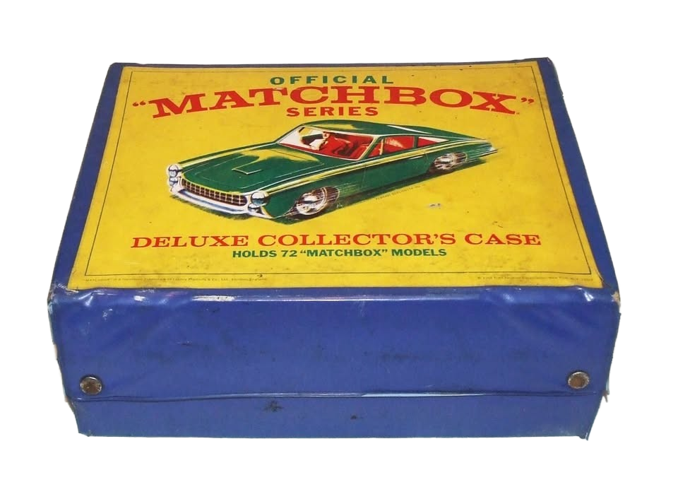 Vintage MATCHBOX 72 Cars Deluxe Collector's Case / Trays 1968