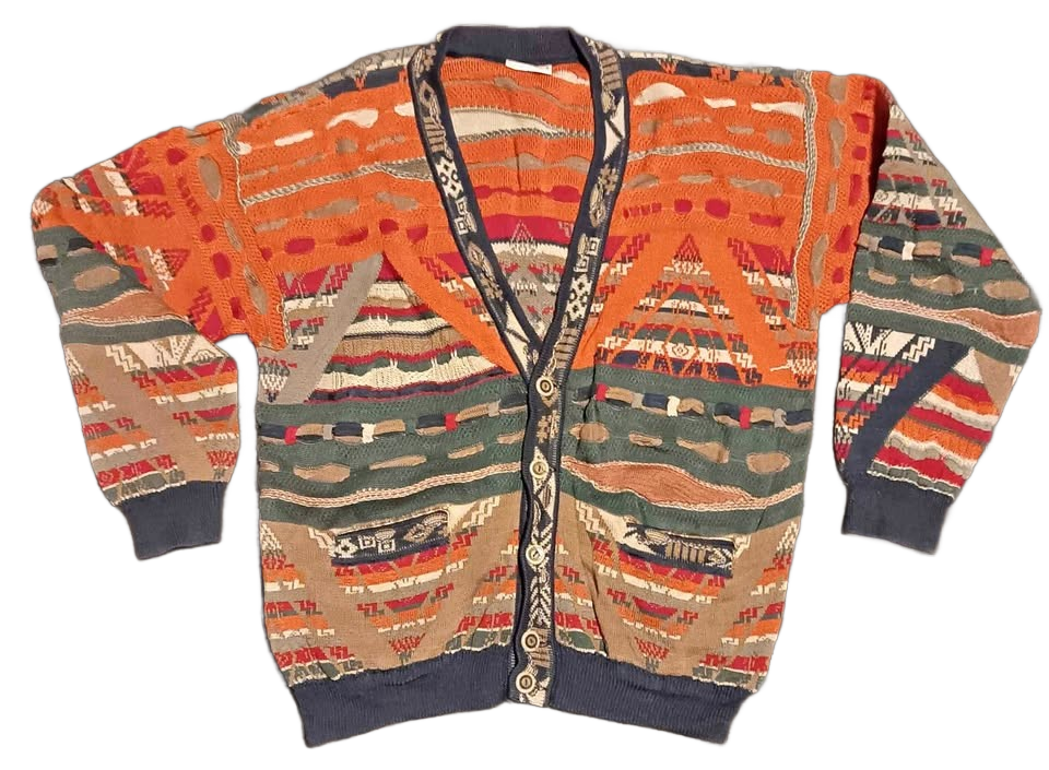 Vintage COOGI Cardigan Sweater.