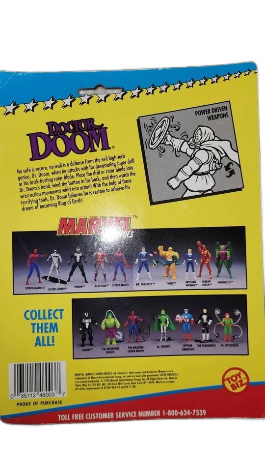 1993 Toybiz Marvel Legends Fantastic Four Dr Doom