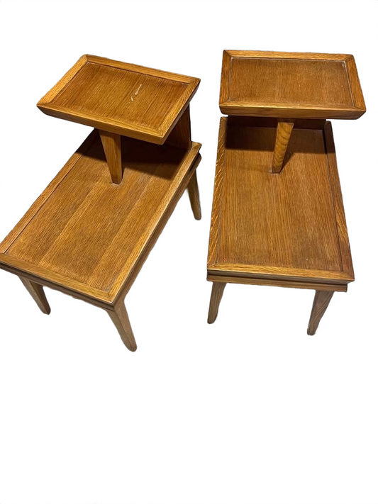 Harmony House Design MCM Step Side Tables (set of 2)