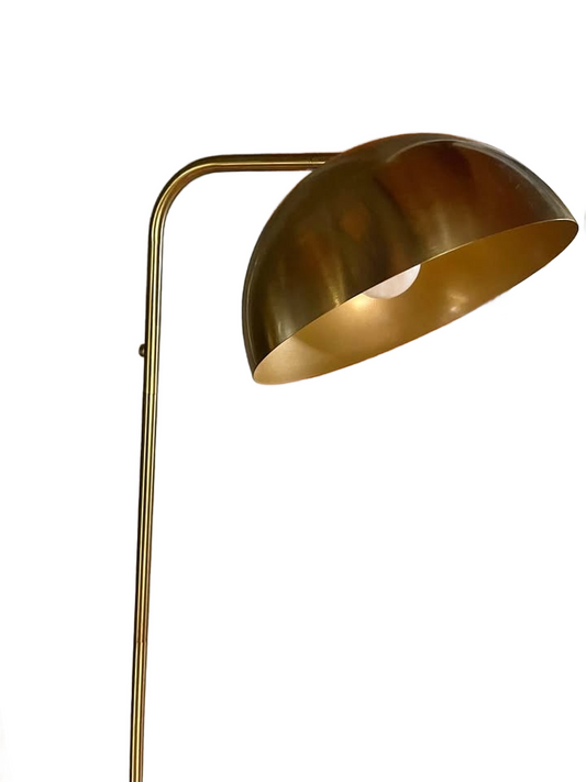 Brass floor lamp