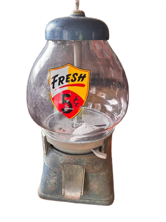 Vintage Regal Silver King 5 cent gumball machine