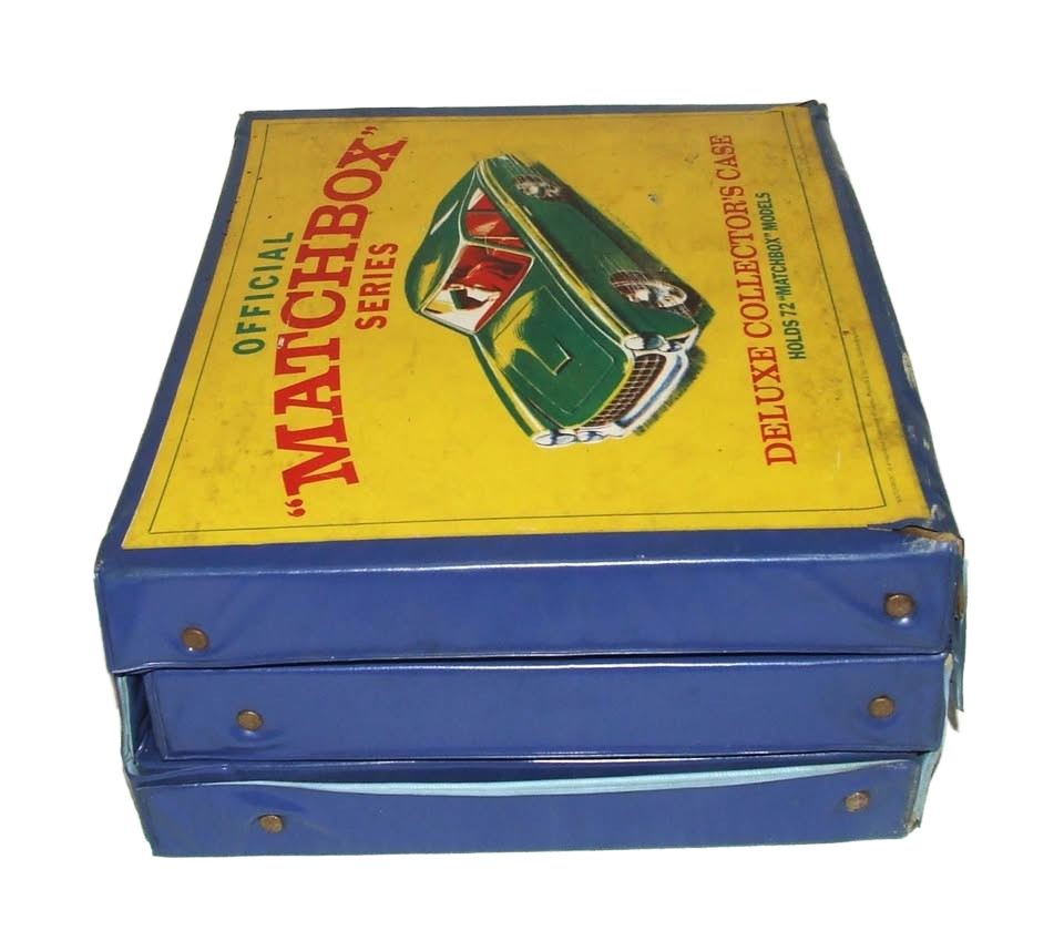 Vintage MATCHBOX 72 Cars Deluxe Collector's Case / Trays 1968