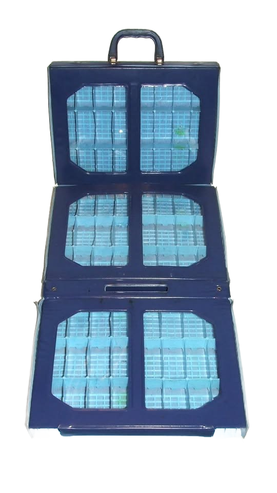 Vintage MATCHBOX 72 Cars Deluxe Collector's Case / Trays 1968