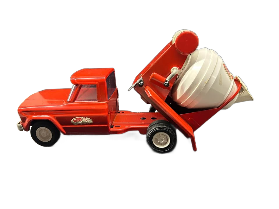 Vintage 1960s Tonka Jeep Cement Mixer