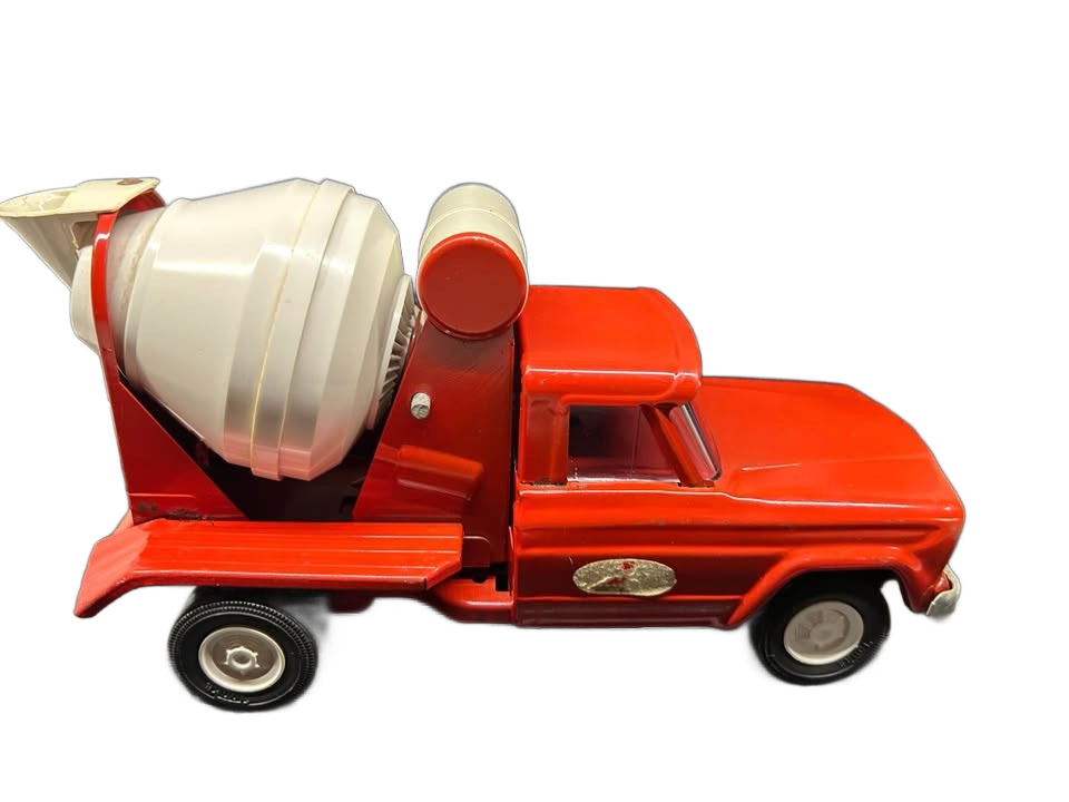Vintage 1960s Tonka Jeep Cement Mixer
