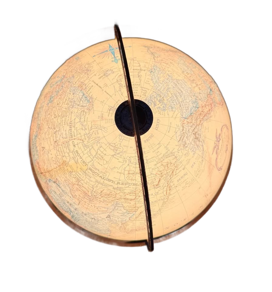 Vintage Replogle 12” Diameter World Classic Series Tabletop Globe