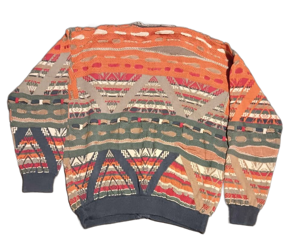 Vintage COOGI Cardigan Sweater.