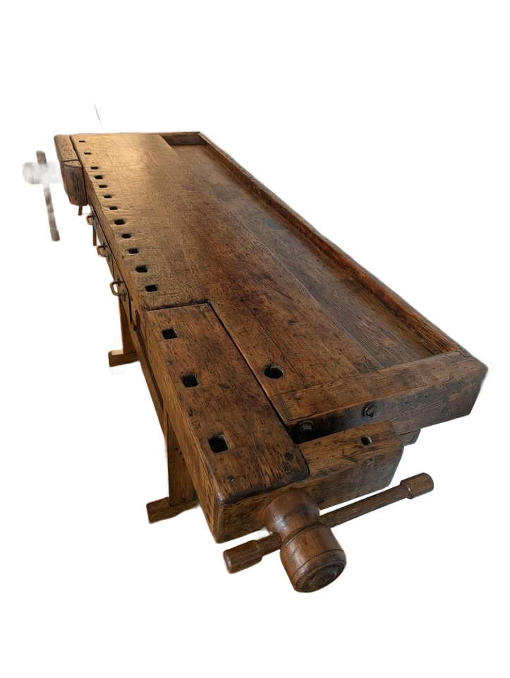 Antique Carpentry / Woodworking Bench