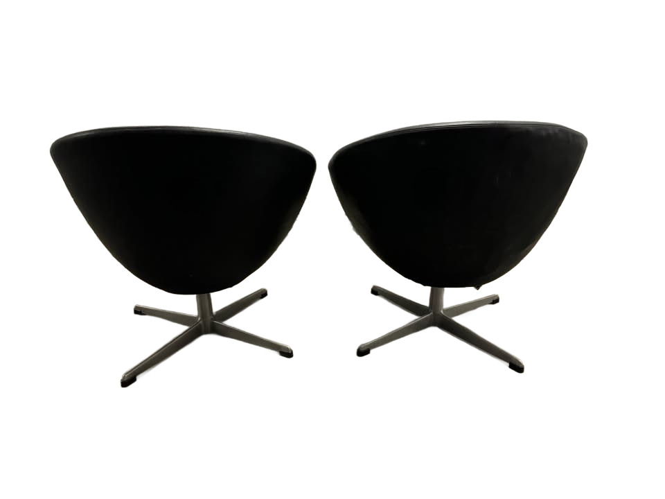 MCM Swedish Overman Pod Chair Set w/ Ottoman