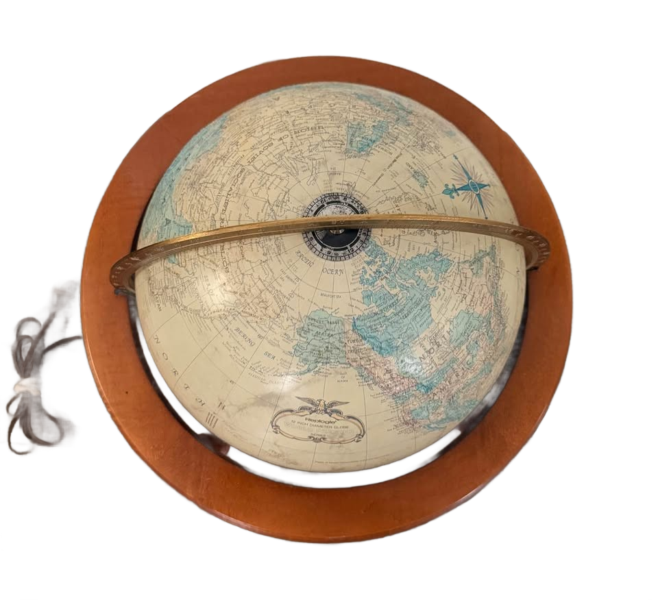 Vintage Replogle 12” Diameter World Classic Series Tabletop Globe