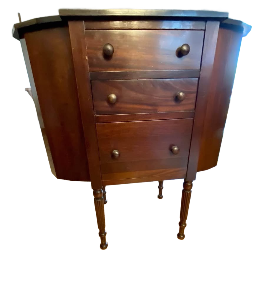 Antique Cowan Martha Washington sewing cabinet