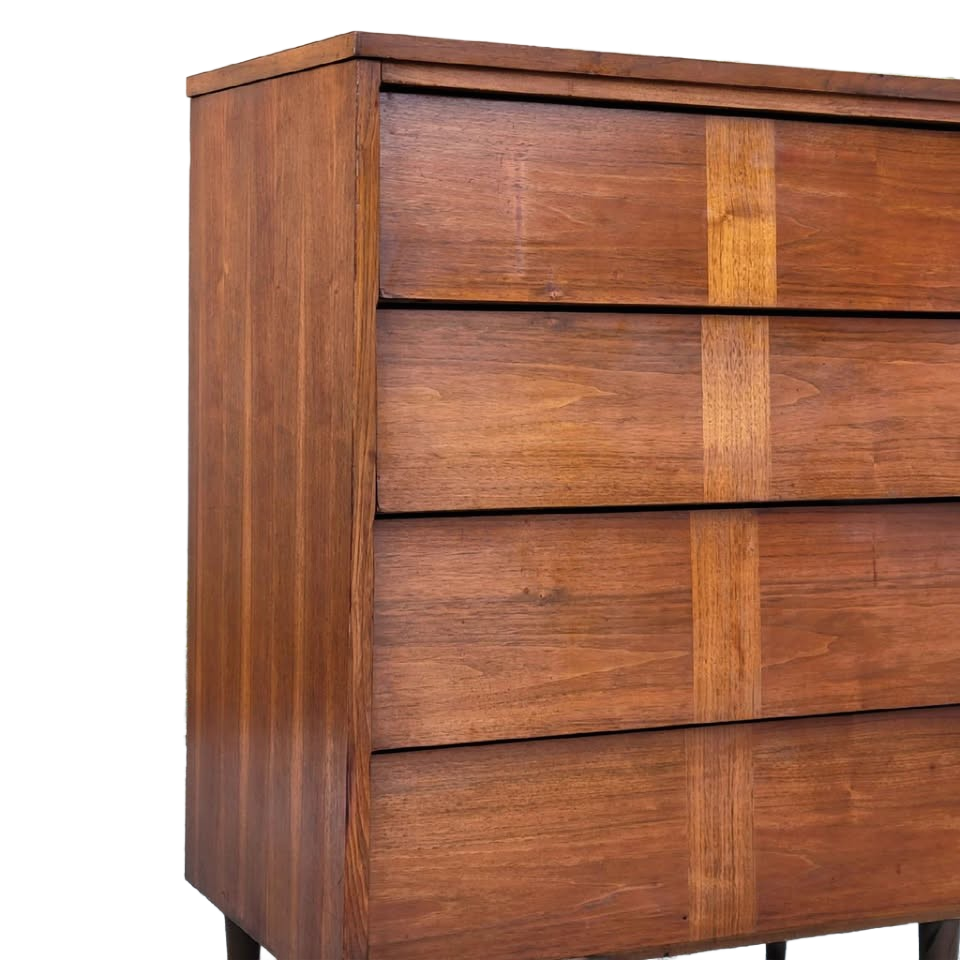 MCM 4 Drawer Teak Ward Dresser