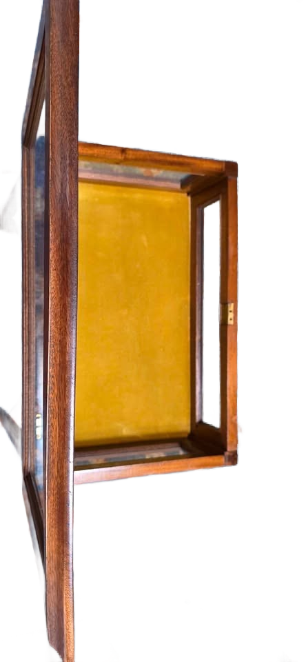 Antique Edwardian Inlaid Mahogany Bijouterie Display Table 1900-1910 England