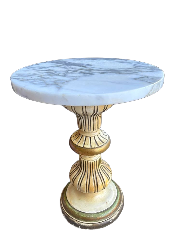 Vintage Marble top Alabaster table