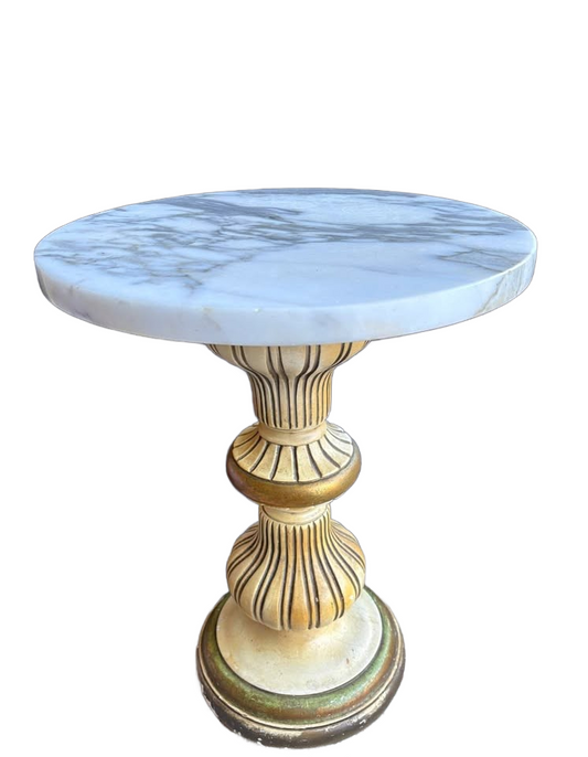 Vintage Marble top Alabaster table