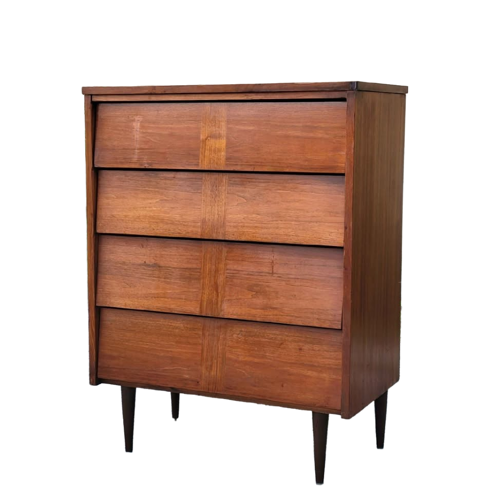 MCM 4 Drawer Teak Ward Dresser