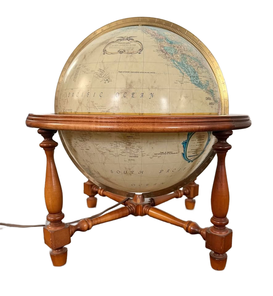 Vintage Replogle 12” Diameter World Classic Series Tabletop Globe
