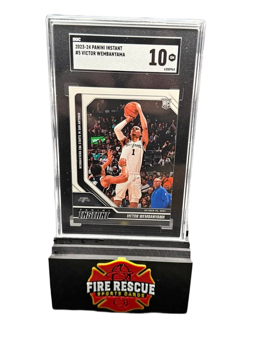 Panini instant Victor Wembanyama 5 Rookie SGC 10