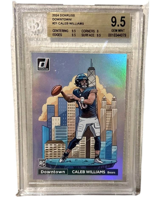 2024 Panini Donruss - Downtown! Caleb Williams #21 (RC) BGS 9.5