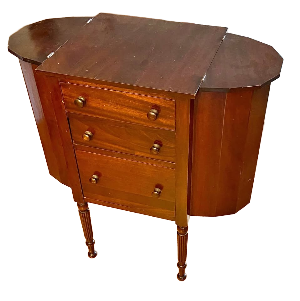Antique Cowan Martha Washington sewing cabinet